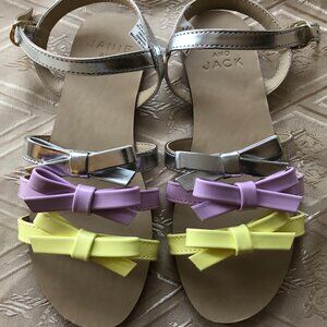 Janie and Jack Girls Multicolor Sandals Size 1K  7.5 inches New